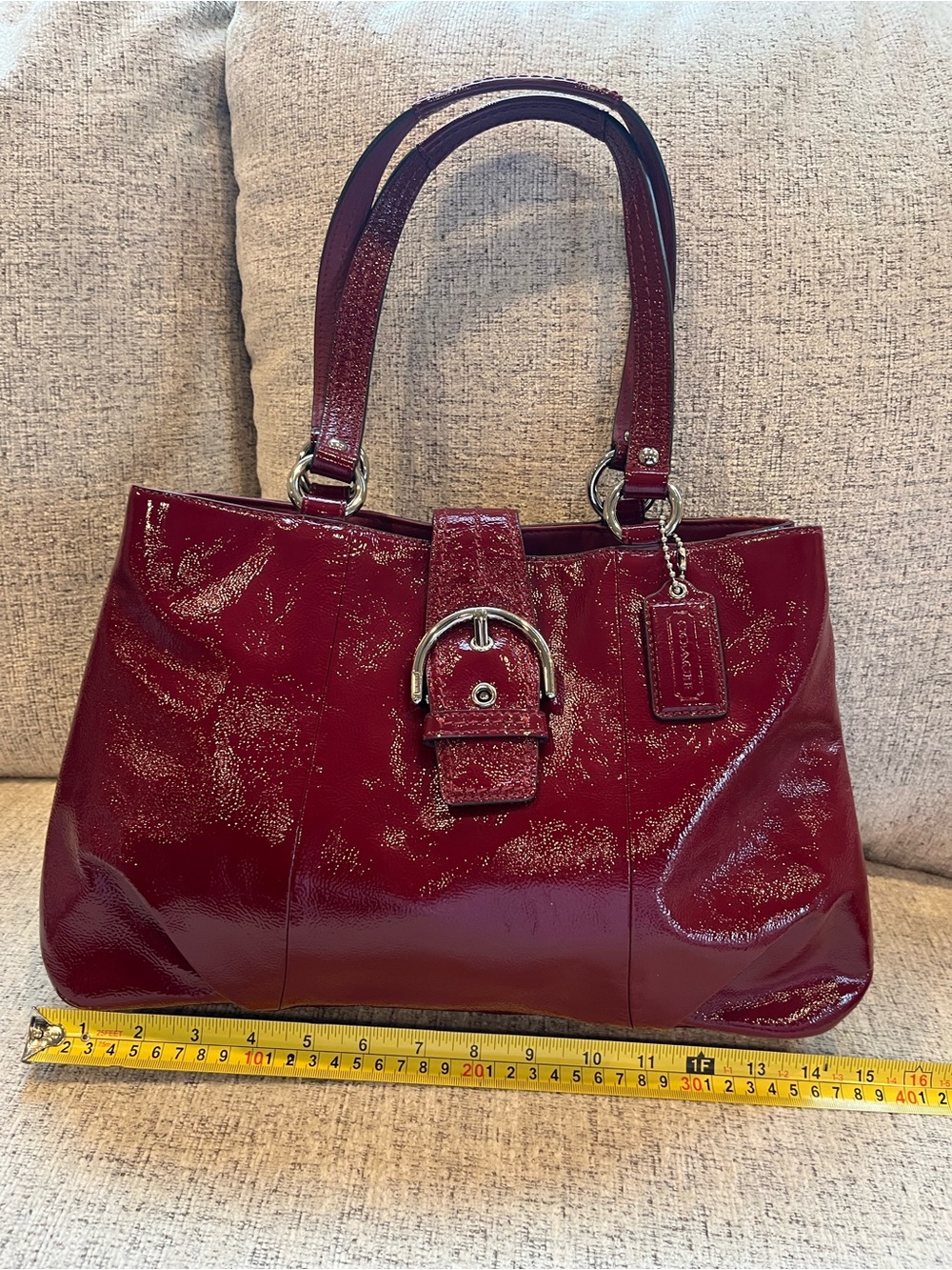 Coach Red Shoulder Bag